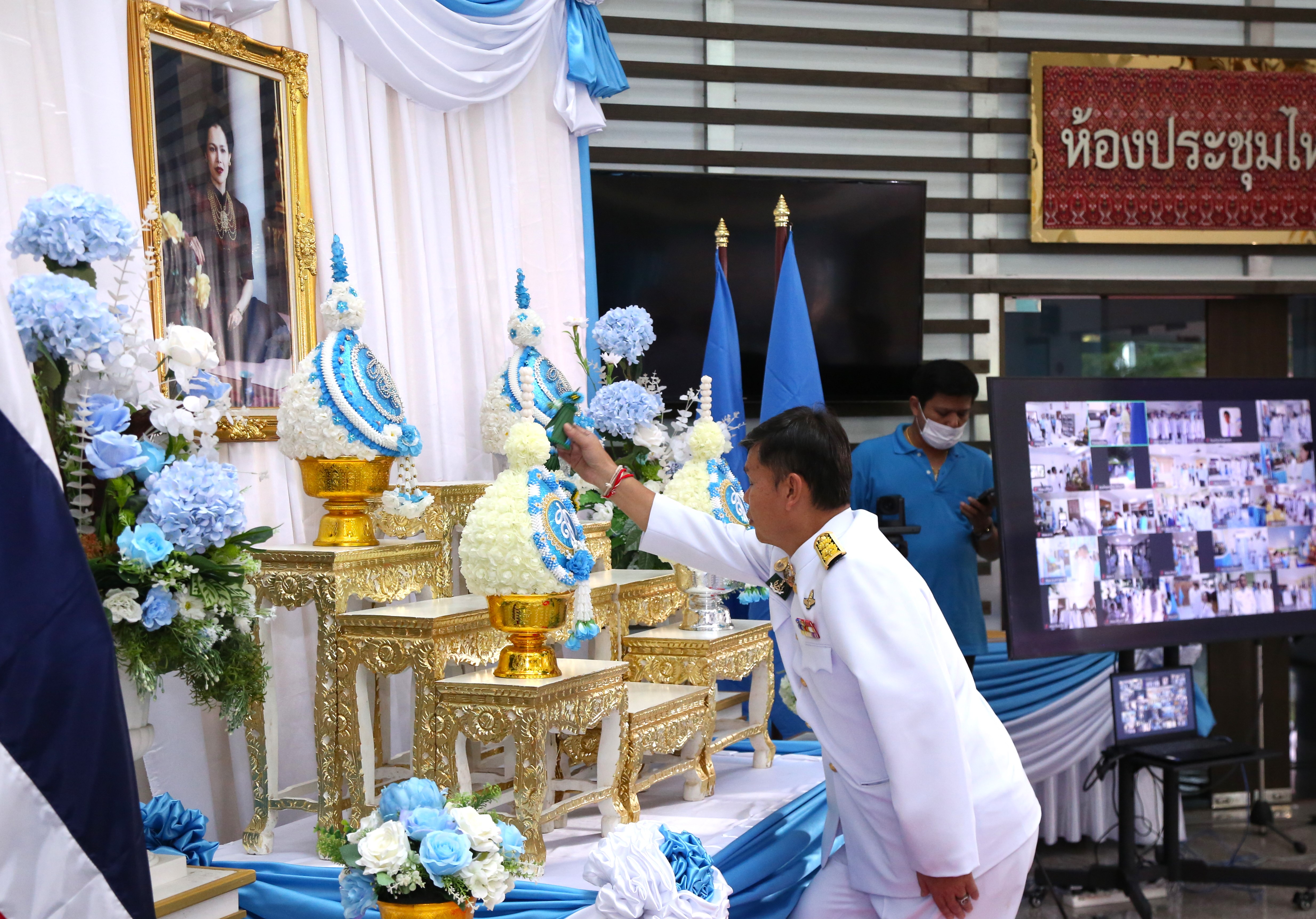 กรมหม่อนไหม จัดพิธีถวายพระพรชัยมงคล สมเด็จพระนางเจ้าสิริกิติ์ พระบรมราชินีนาถ พระบรมราชชนนีพันปีหลวง