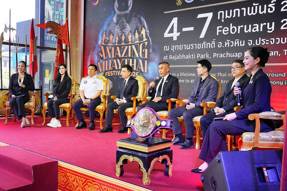 ททท.เตรียมยิ่งใหญ่งาน “Amazing MuayThai Festival 2026” ที่อุทยานราชภักดิ์ หัวหิน