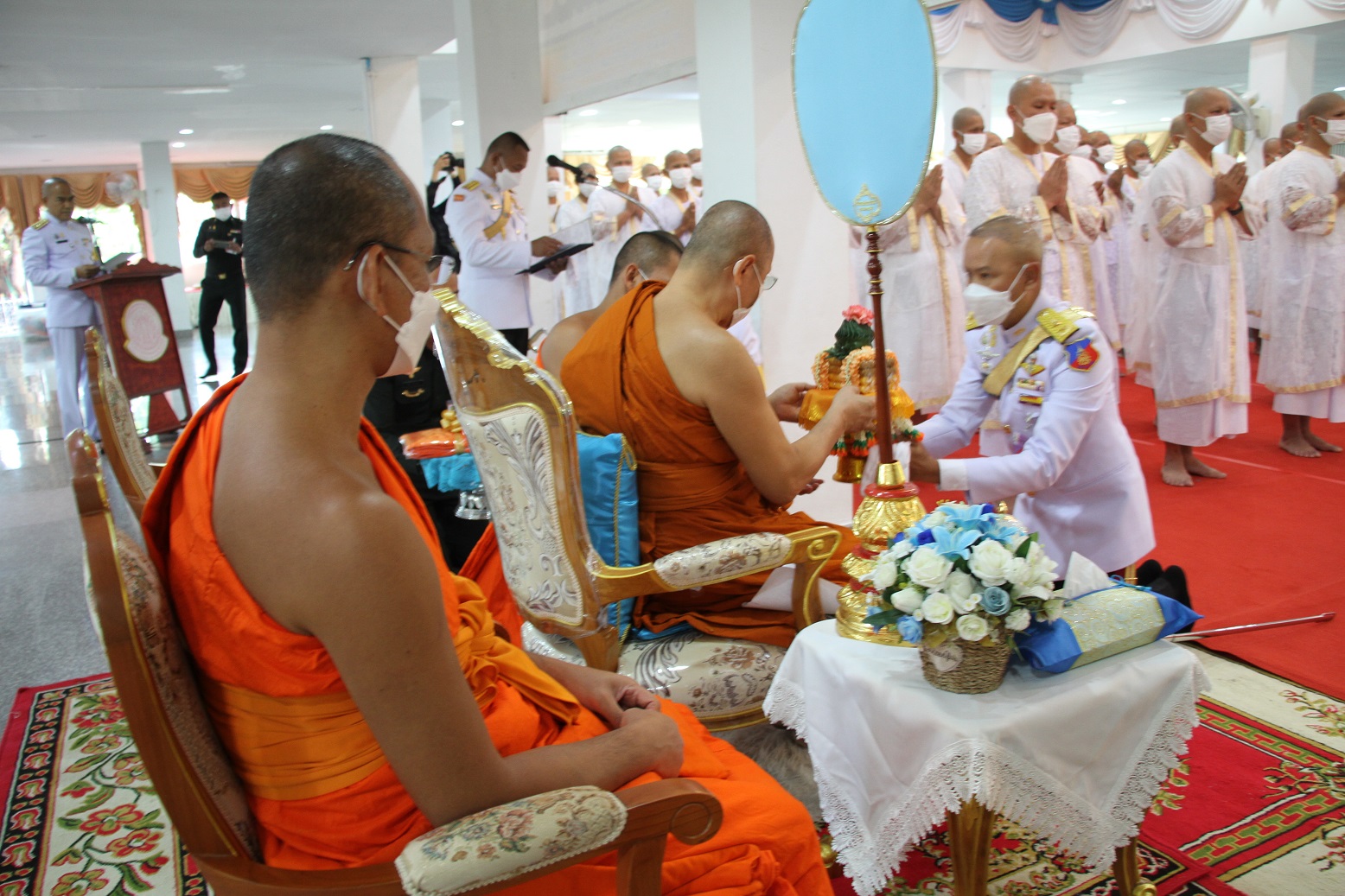 กองพลที่1รักษาพระองค์จัดโครงการอุปสมบทหมู่เฉลิมพระเกียรติเพื่อถวายพระราชกุศล