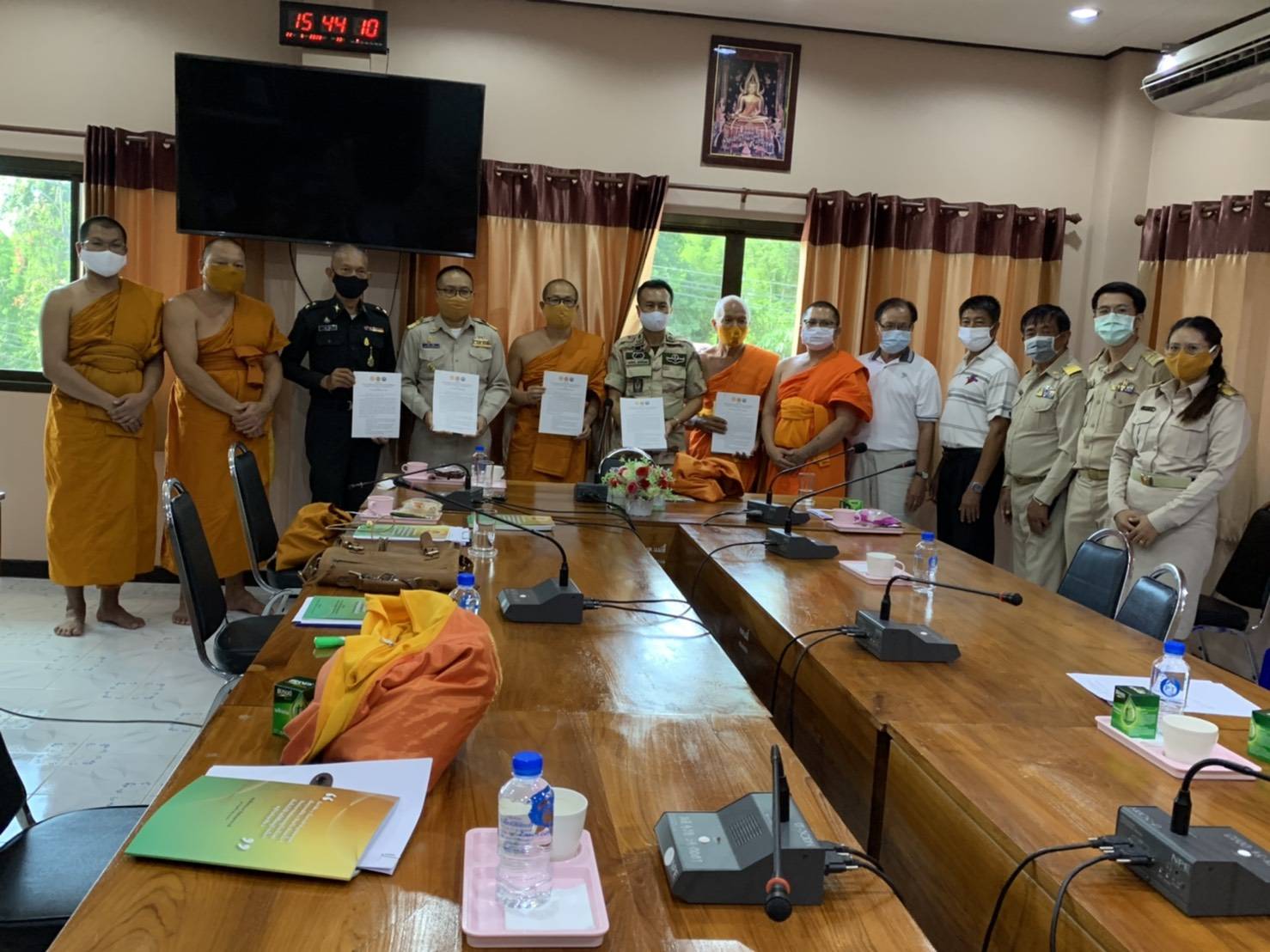 นอภ.​ปาย​ ประชุมเตรียมการตรวจเยี่ยมการดำเนินงานโครงการสร้างความปรองดอง​สมานฉันท์