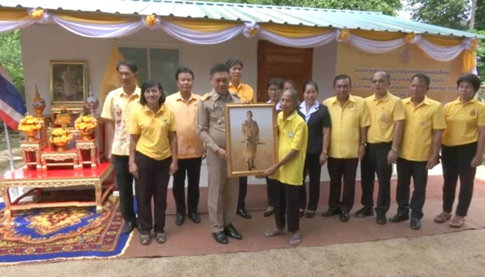 ชัยนาท ร่วมกับกรมโยธาธิการและผังเมือง สนองพระราชปณิธาน ส่งมอบบ้านผู้ยากไร้