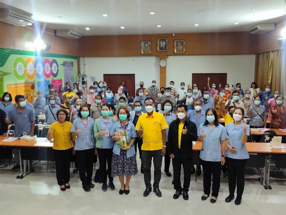 เทศบาลตำบลทับมา เติมความรู้ปรับเปลี่ยนพฤติกรรมกลุ่มเสี่ยง "โรคเบาหวาน-ความดันโลหิตสูง-ภาวะอ้วนลงพุง" 