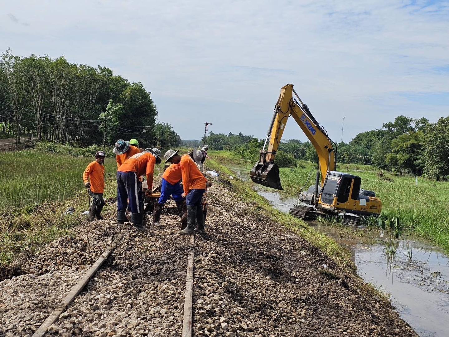 การรถไฟฯพร้อมเปิดให้บริการเดินรถเส้นทางสายใต้ได้ตามปกติ ตั้งแต่ 12 ธ.ค.นี้เป็นต้นไป
