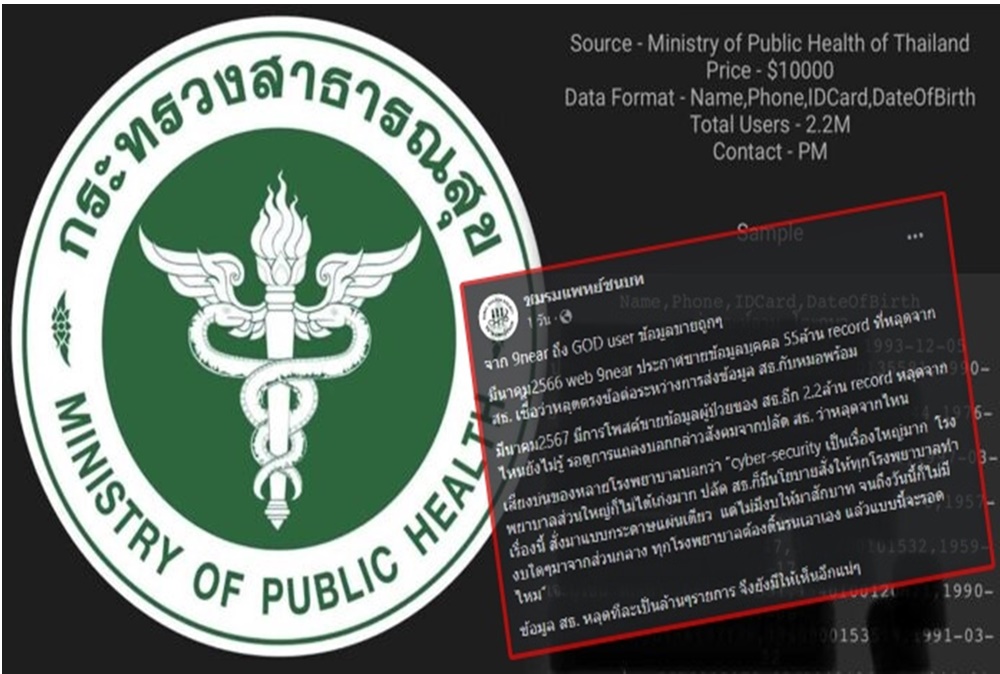 อีกแล้ว! เพจดังแฉโพสต์ขายข้อมูลผู้ป่วย 2.2 ล้าน หลุดจากไหน!?