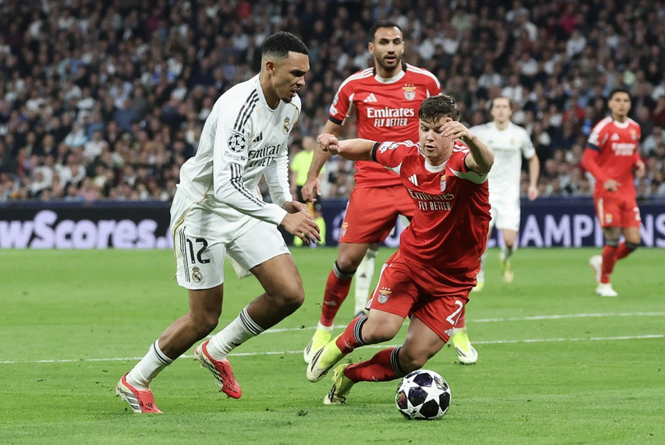 ราชันไม่พลาด! เรอัล มาดริด เชือดเบนฟิก้า 2-1 ทะลุรอบแชมเปียนส์ลีก สกอร์รวมขาดลอย