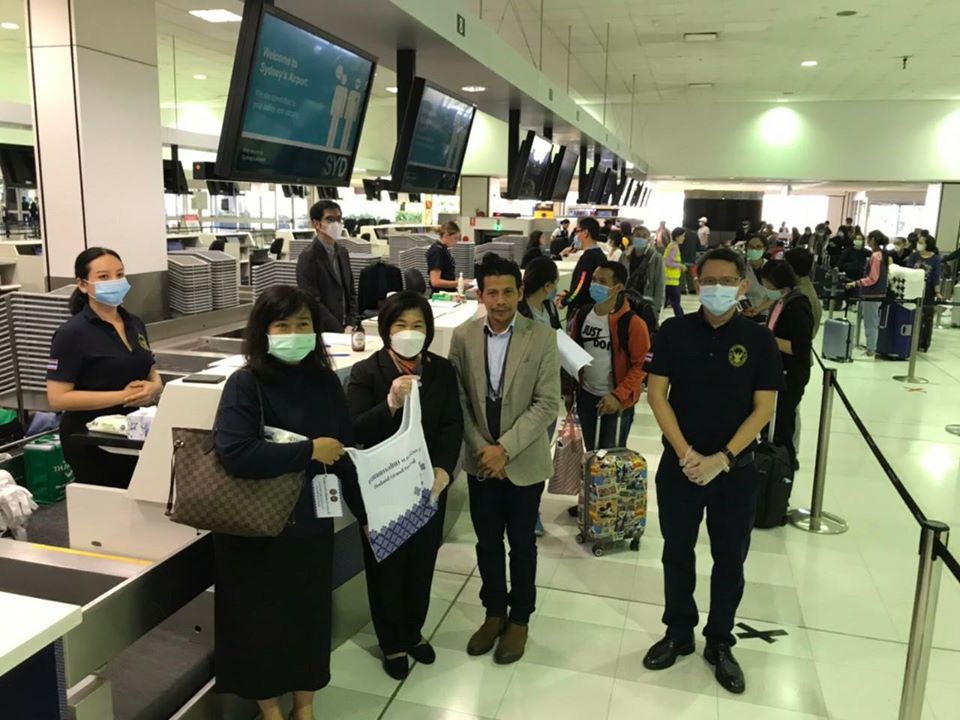 ทูตไทยแดนจิงโจ้จัดเที่ยวบินพิเศษส่งคนไทยกลับประเทศเย็นนี้