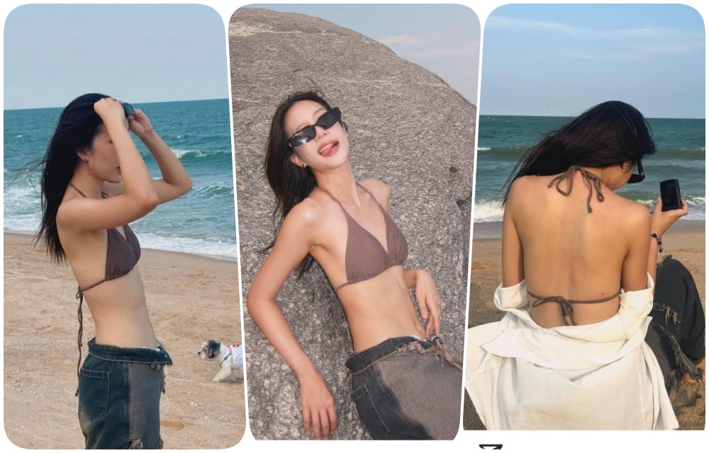 "โจริญ 4EVE" สลัดลุคสาวเท่ สวมบิกินีท่อนบน โชว์ความแซ่บเบาๆ
