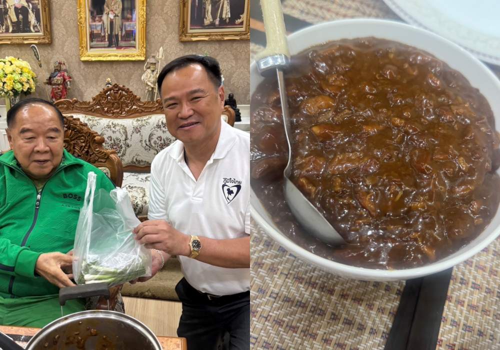 “บิ๊กป้อม” โชว์บทเชฟ จัดข้าวหน้าไก่ เลี้ยงเสี่ยหนู ทานกลางวันชื่นมื่น 