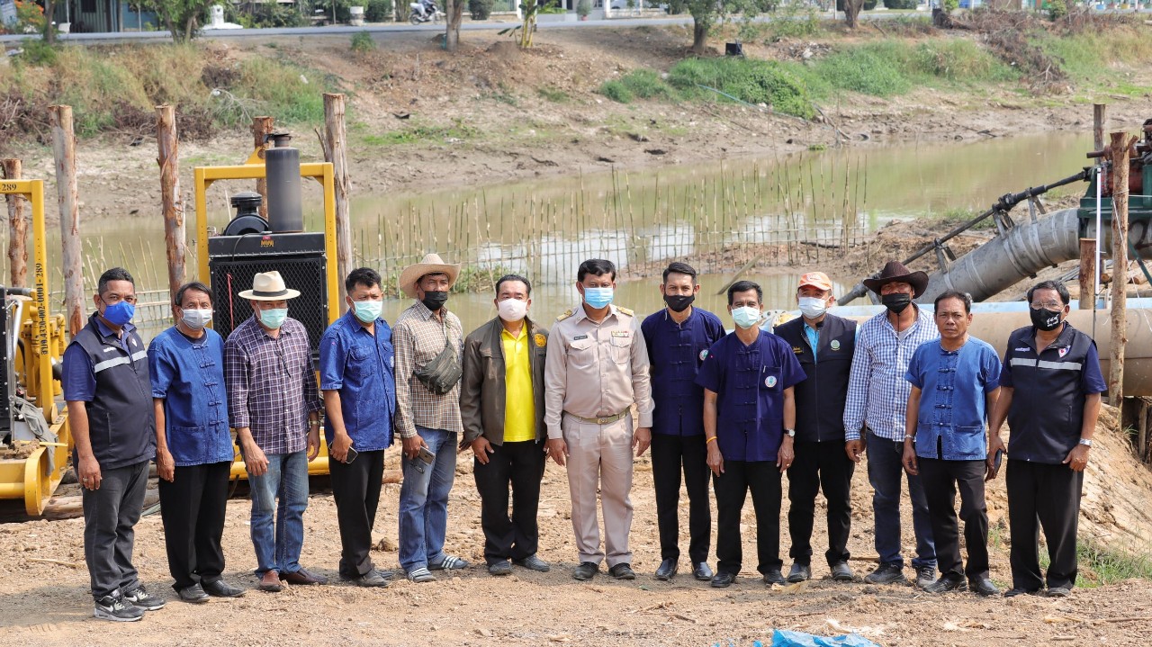 ผนึกกำลัง ชลประทาน สส.พิษณุ พร้อม นภอ.ลงพื้นที่วางแผนทำประตูปิด-เปิดพร้อมโรงสูบน้ำระบบไฟฟ้าถาวรแก้ปัญหาช่วงภัยแล้ง