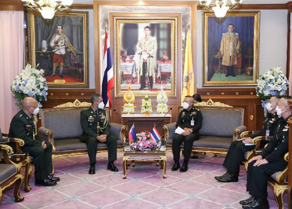 ผู้ช่วยทูตฝ่ายทหาร ประจำสถานทูตสาธารณรัฐฟิลิปปินส์ เข้าเยี่ยมอำลาปลัดกระทรวงกลาโหม