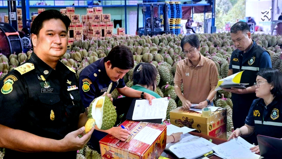 “รพีภัทร์” สั่งสอบด่วนปม “ทุเรียนลม” โผล่จีน ผนึก มกอช. คุมเข้มล้ง ฟันสวมสิทธิ์ GAP