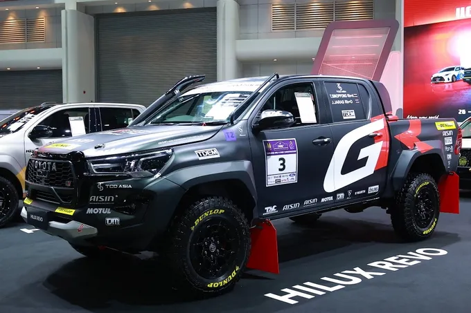 โตโยต้าโชว์ Hilux Revo GR Sport 4x4 AXCR Rally 2024 “Toyota Hilux Champ” เท่ชุดแต่งใหม่จัดเต็มรองรับทุกการใช้งาน