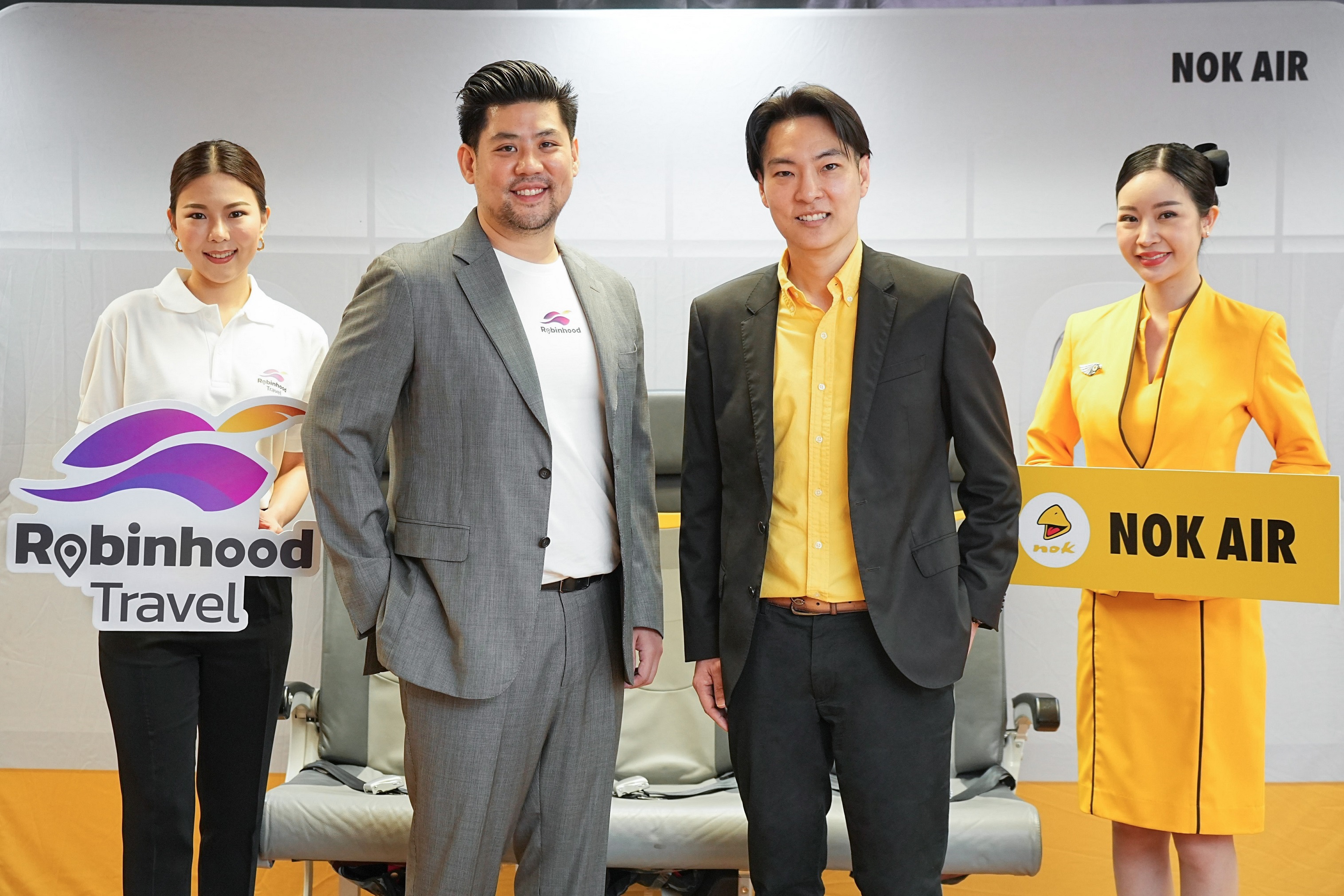 Robinhood แท็กทีม Nok Air มอบสิทธิพิเศษให้ลูกค้า Robinhood Travel เข้า Nok Air Lounge ฟรี ให้ทุกเที่ยวบินมีแต่รอยยิ้มตลอดการเดินทาง