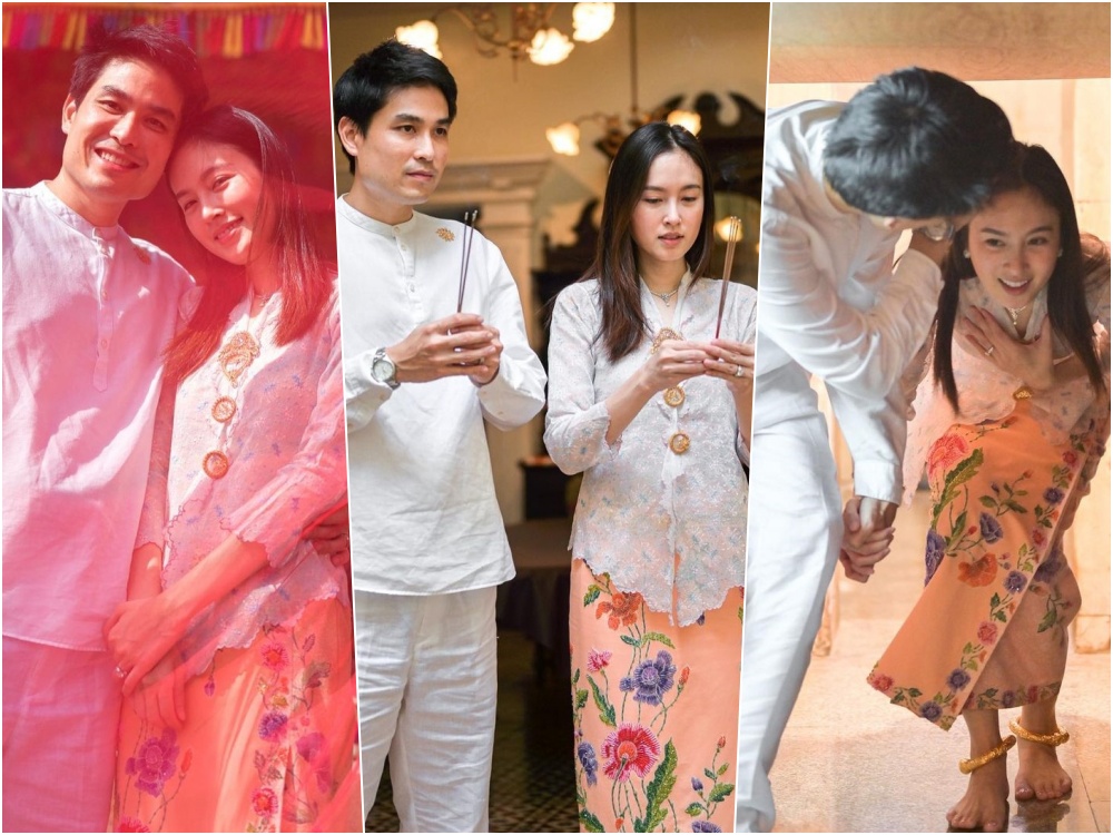 "ปอย - โอ๊ค" เข้าพิธีปุ้นเต่ ไหว้ขอพรเทพเจ้า – บอกกล่าวบรรพบุรุษ พร้อมเริ่มต้นชีวิตคู่ 