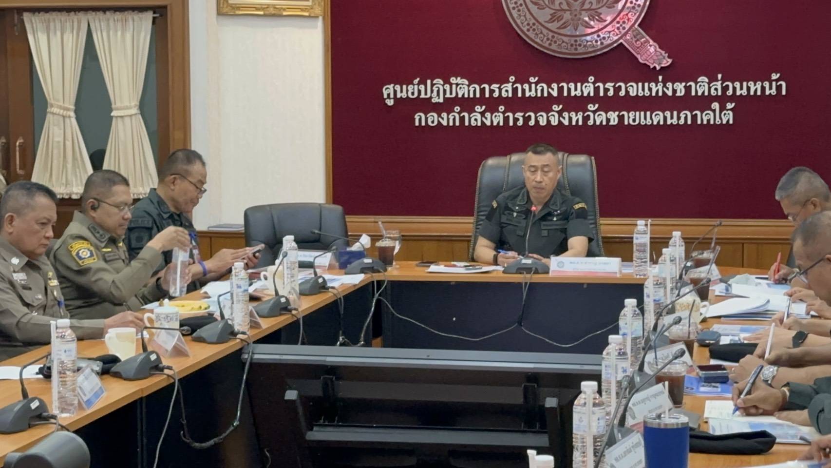 "บิ๊กราญ"ติดตามสถานการณ์ที่เกิดขึ้นในพื้นที่จังหวัดชายแดนใต้ในห้วงเดือนรอมฎอน