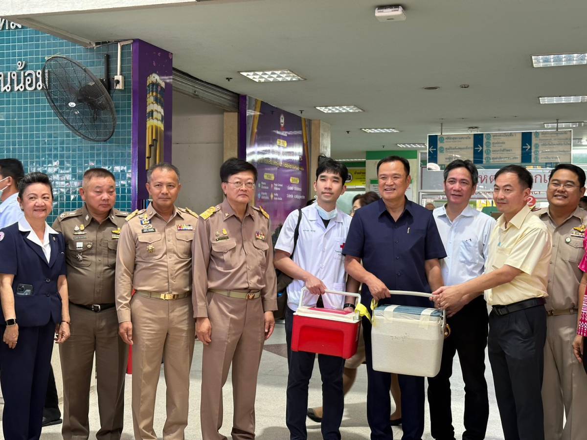 “อนุทิน” บินด่วน“ร้อยเอ็ด”นำทีมแพทย์ผ่าตัดปลูกถ่ายอวัยวะ ต่อบุญคนตาย รักษาชีวิตคนเป็น