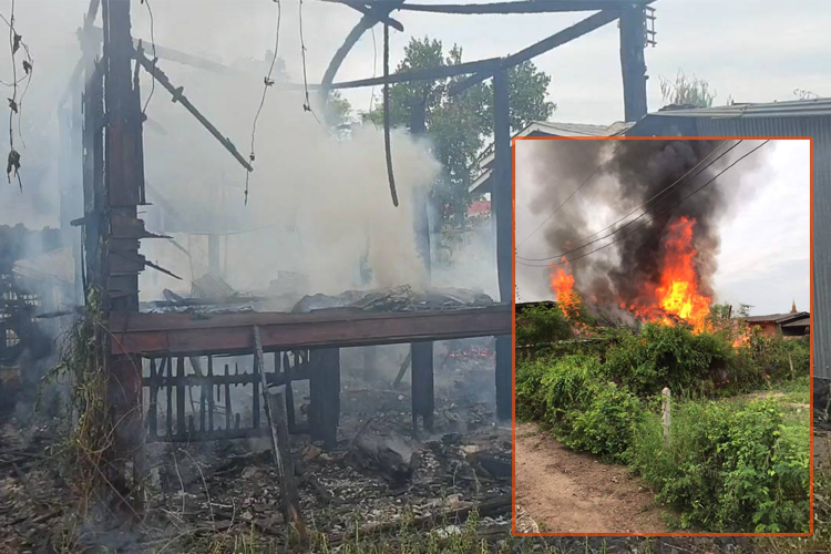 สุดรันทด! ไฟโหมลุกไหม้วอดทั้งหลัง เหตุชายพิการ นึ่งข้าวทิ้งไว้แล้วไปเข้าห้องน้ำ 