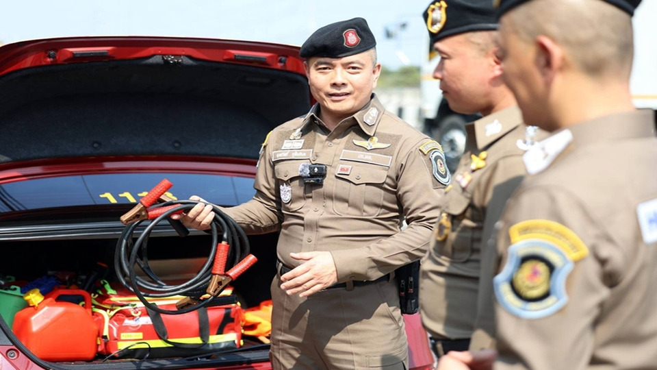 โฆษก ตร. ย้ำตำรวจทางหลวงพร้อมดูแลประชาชนช่วงสงกรานต์ 205 จุดแวะพักทั่วไทย