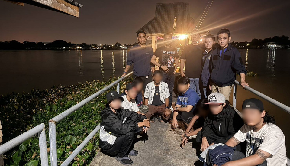 รวบแก๊งโจ๋เมืองนนท์ 13 ราย ปาระเบิด-ไล่ฟันคู่อริ อ้างแค้นแทนผู้หญิงถูกทำร้าย