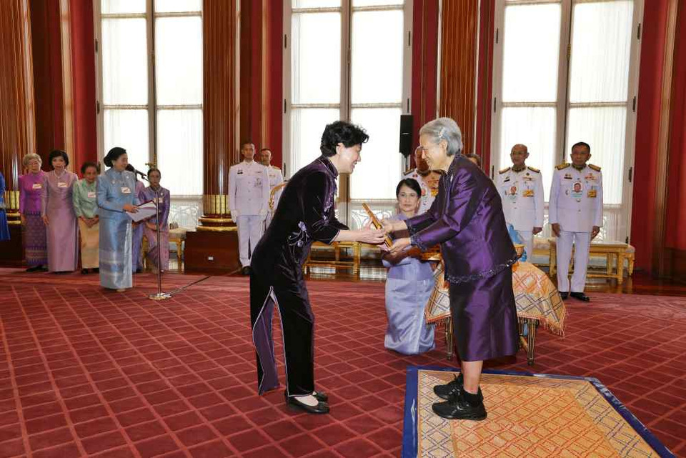 กรมสมเด็จพระเทพฯ  พระราชทานพระราชวโรกาส ฉาง ลิยาน เฝ้าฯ รับพระราชทานรางวัลสมเด็จพระศรีนครินทราบรมราชชนนี ประจำปี 68
