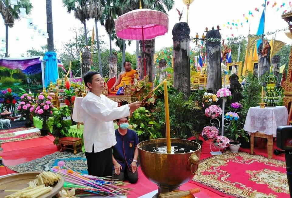รรท.จัดหางานสุโขทัย  ร่วมกิจกรรมลานเทศน์ลานธรรม เทศน์มหาชาติเวสสันดรชาดก