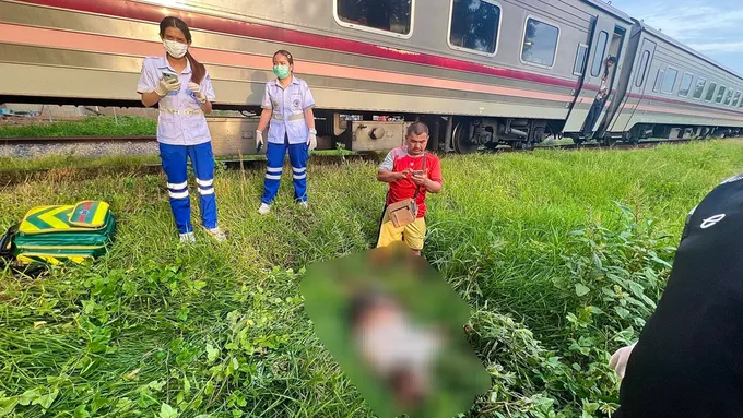 สลด! ตาทวดวัย 84 หูตึง-เดินช้า ถูกขบวนรถไฟเฉี่ยวดับ ขณะข้ามจุดลักผ่านไปตลาด