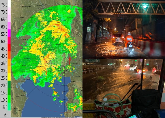 ฝนถล่มกรุงตั้งแต่ดึกยันเช้ามืด ตกหนักมาก บางแคทะลุ! 128 มม.