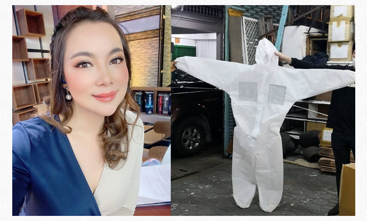 'บุ๋ม ปนัดดา' สยบดราม่า โพสต์รูปบริจาคชุด PPE ช่วยหมอสู้โควิด หลังชาวเน็ตถาม ดาราไทยช่วยอะไรบ้าง! 