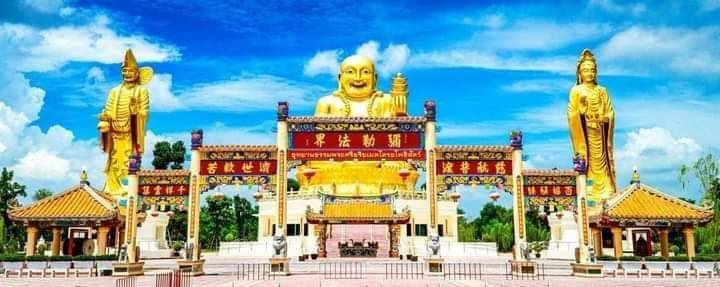 มูลนิธิสว่างศรัทธาธรรมสถาน(วิหารแปดเซียนแปดริ้ว)ขอเชิญทำบุญเททองหล่อพระ พระพุทธเจ้า 3 พระองค์ พระอัครสาวก 2 องค์ เสริมบารมีเสริมดวงชะตา