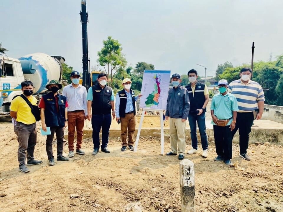 โครงการส่งน้ำและบำรุงรักษายางมณี ลงพื้นเก็บข้อมูลออกแบบสถานีสูบน้ำคลองวัดเขียน 