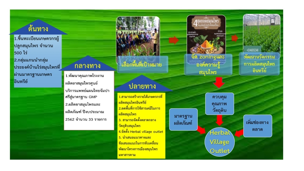 วช.-มรม. ชู "นาดูนโมเดลสมุนไพร" ต่อยอดองค์ความรู้งานวิจัย สร้างมูลค่าเพิ่มพืชสมุนไพร