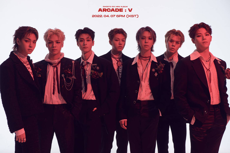 GHOST9 เริ่มต้นการเดินทางครั้งที่สอง ด้วยมินิ อัลบั้มที่ 6 ‘ARCADE: V’
