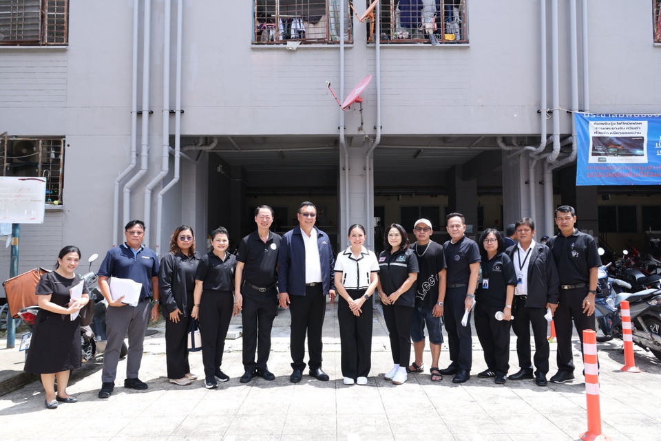 พม. ร่วมกับการเคหะแห่งชาติ ลงพื้นที่ตรวจเยี่ยมโครงการเคหะชุมชนนวมินทร์