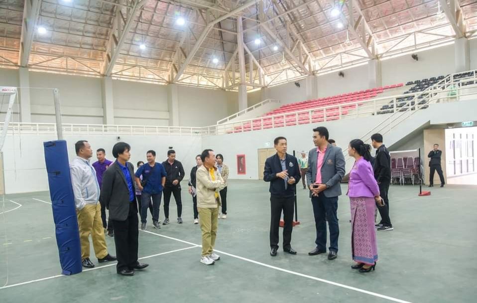 อธิการบดี มกช. นำทีมตรวจสนามกีฬา "ศูนย์การเรียนรู้ยางน้อย" ใช้แข่งขัน "อุบลราชธานีเกมส์" กลางปีหน้า