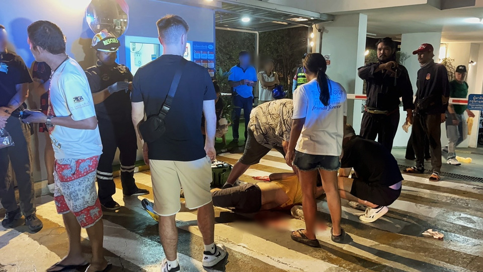 หนุ่มอเมริกันถูกซ้อมเลือดอาบ มาขอความช่วยเหลือ ไม่รู้ถูกทำร้ายจุดไหนเมืองพัทยา 