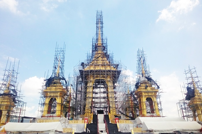 สีในสถาปัตยกรรมพระเมรุมาศรัชกาลที่9