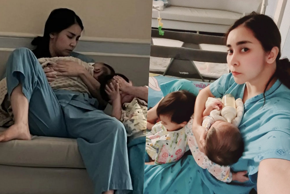 'ใหม่ สุคนธวา' เผยสภาพแม่ลูกอ่อนหลังติดโควิดรอบ2ยกบ้าน