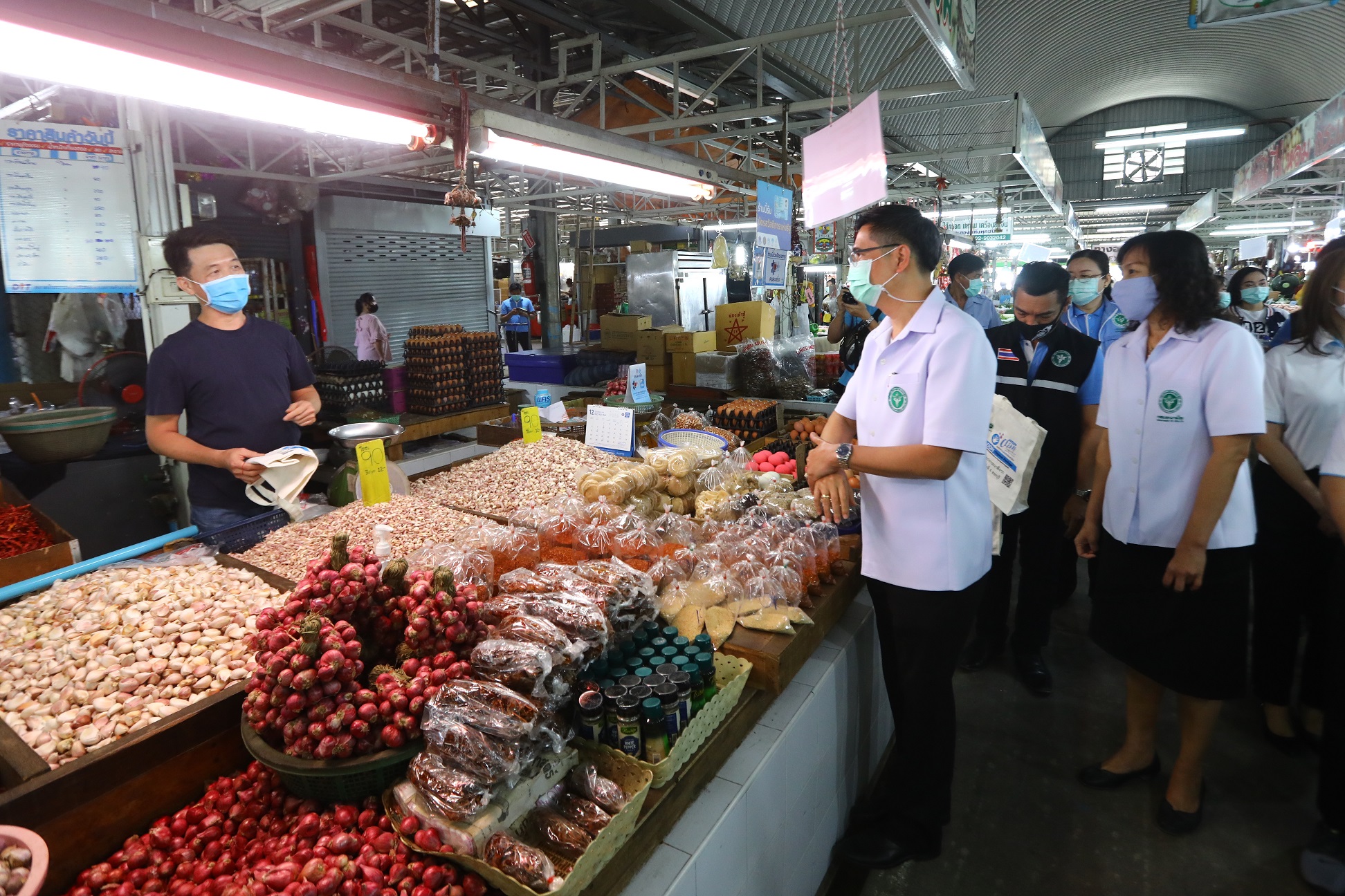 กรมอนามัยลงพื้นที่ตรวจเข้มตลาดบางใหญ่เมืองนนท์ย้ำความสะอาด-ปลอดภัย