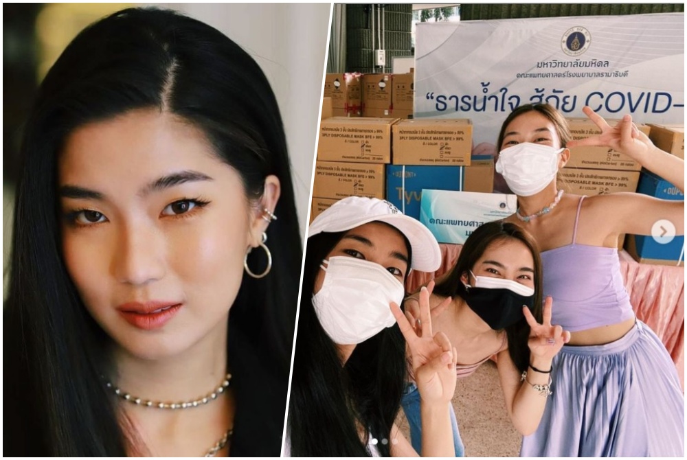 “ก้อย อรัชพร” ถือฤกษ์ดีวันเกิดบริจาค 1 แสน พร้อมสิ่งของให้ 3 รพ.สู้โควิด