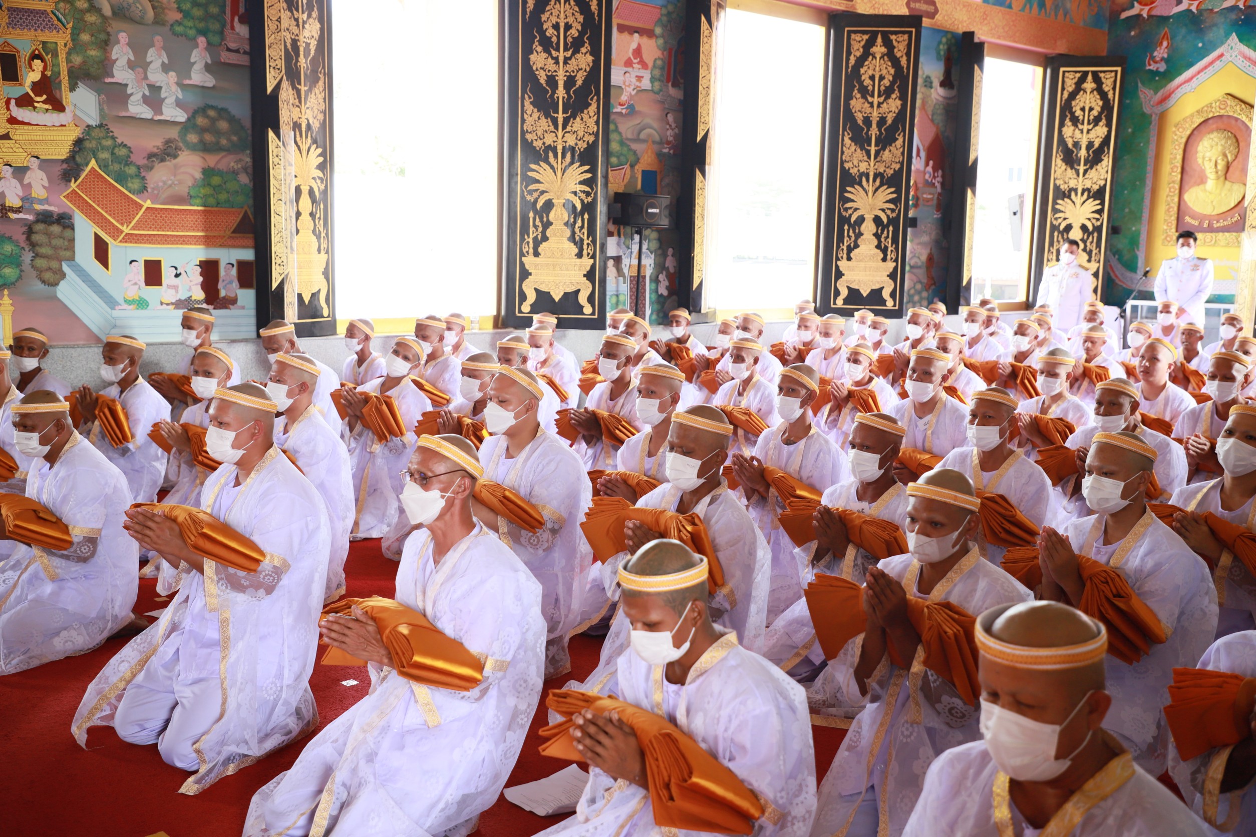 จังหวัดตรังจัดพิธีบรรพชาอุปสมบท 99 รูป ถวายพระพรชัยมงคลแด่"เจ้าฟ้าพัชรกิติยาภาฯ" 