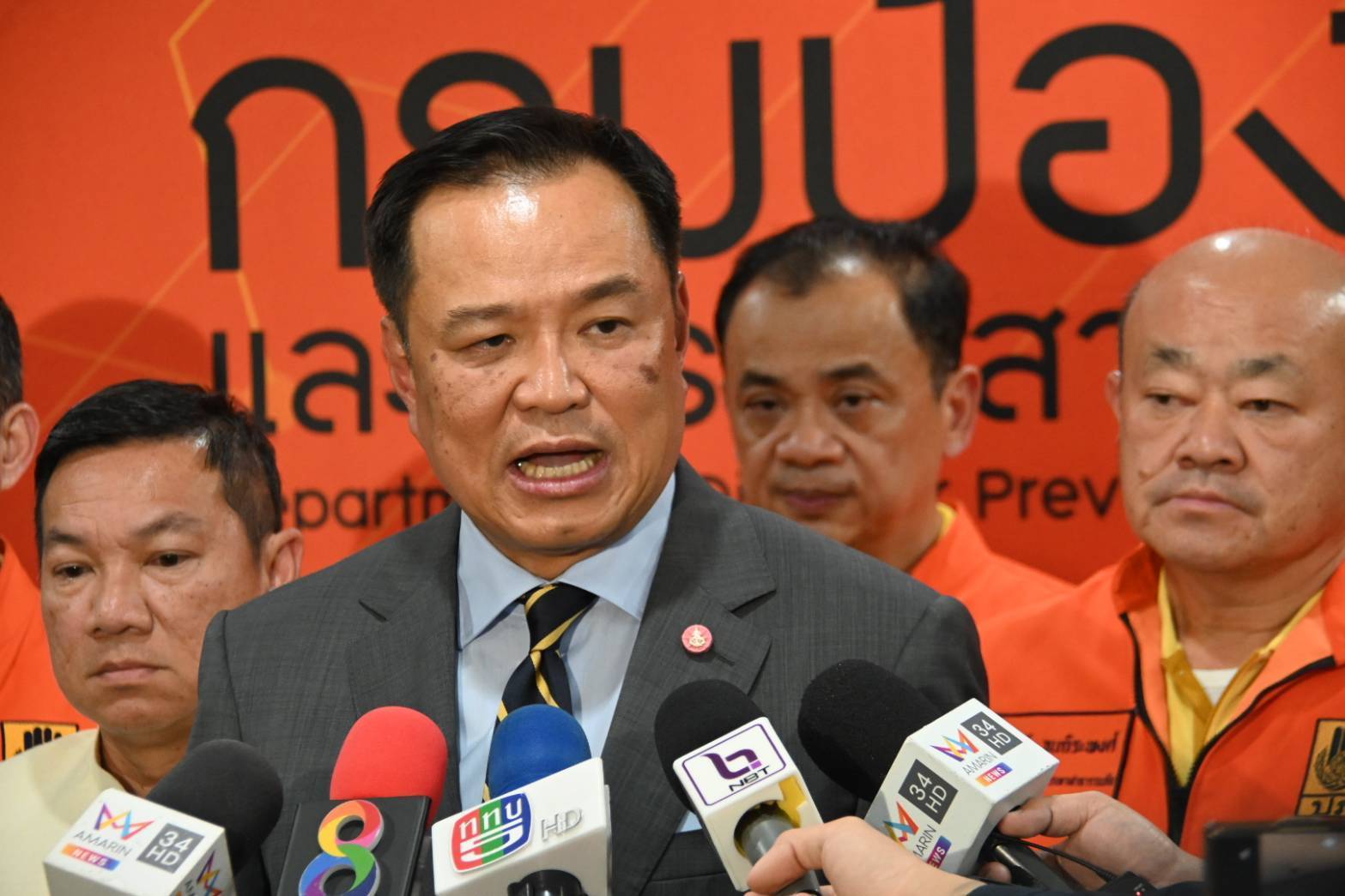 ‘อนุทิน’ ยันระบบแจ้งเตือนภัยดีอยู่แล้ว แต่สถานการณ์น้ำท่วมเชียงราย มาเร็วเกินคาดคิด 