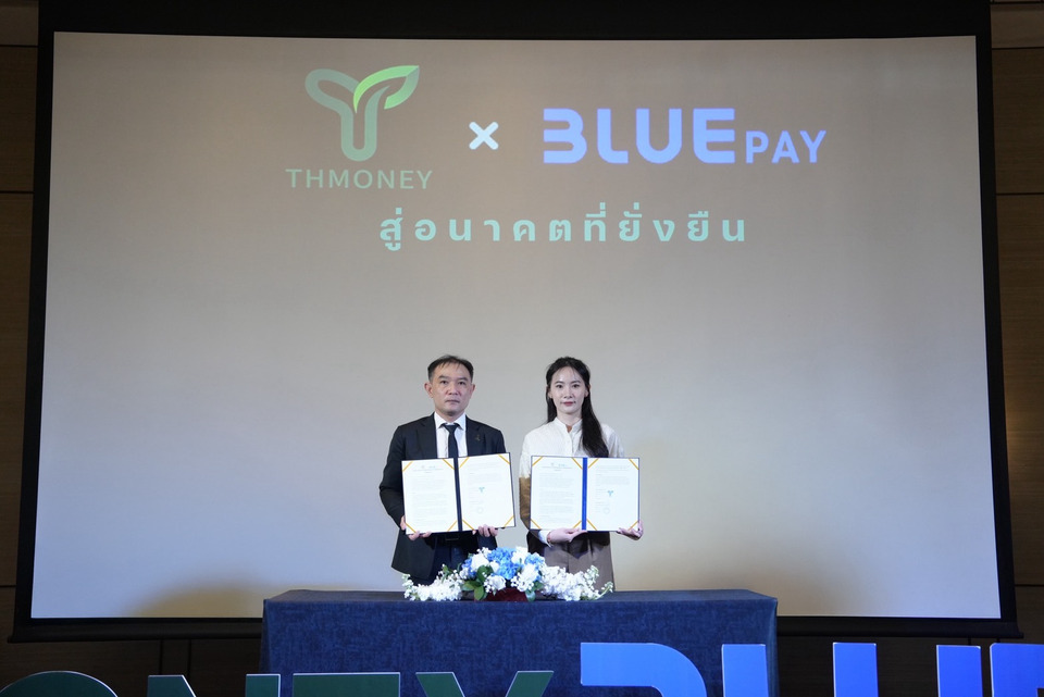 TH Money ผนึกกำลัง Blue Pay เปิดบริการ “Blue Pay Wallet” ธุรกรรมการเงิน และระบบการค้าภาครัฐ-เอกชน ตั้งเป้าผู้ใช้ให้ถึง 12 ล้านคน