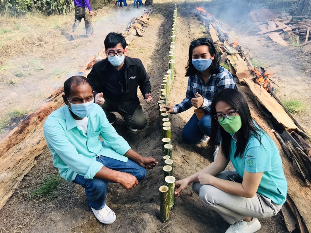 โครงการท่าเรือมาบตาพุด ระยะที่ 3 ร่วมกับชุมชนกรอกยายชา สืบสานประเพณีบุญข้าวหลาม สักการะศาลเจ้าแม่เกษร 