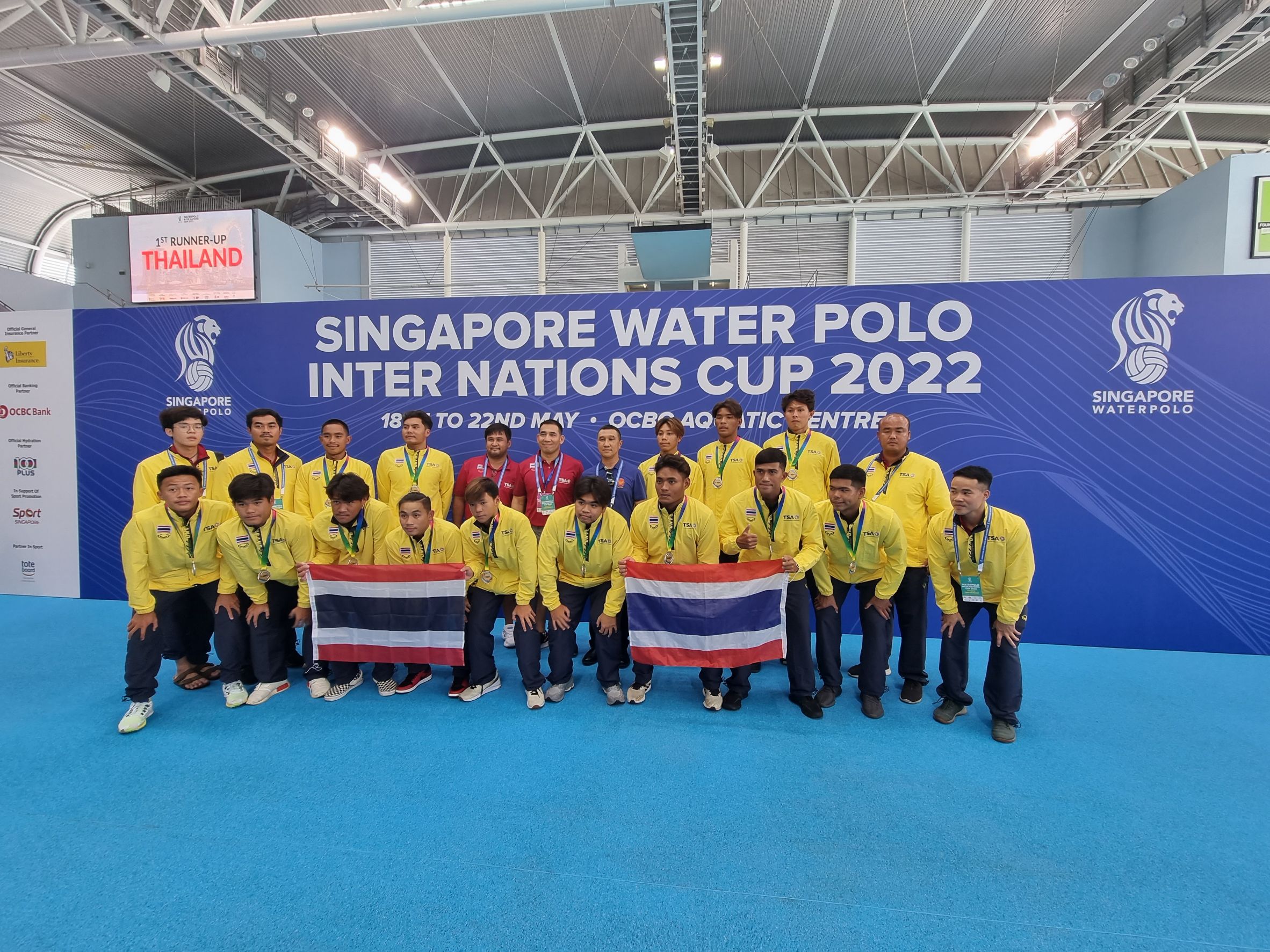ทีมโปโลน้ำไทย คว้ารองแชมป์ชาย-หญิง รายการ Singapore Water polo Inter Nations Cup 2022