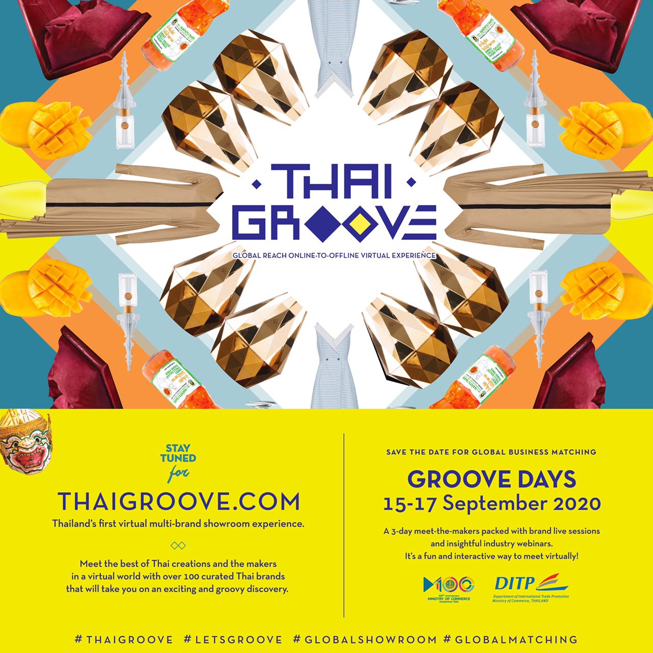 'ดีไอทีพี' จัดงาน Thai G.R.O.O.V.E. Project รวม 100 แบรนด์ไทยชั้นนำจับคู่ธุรกิจออนไลน์กับผู้ซื้อทั่วโลก
