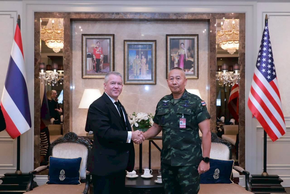 ทบ. ต้อนรับ ผช.รมว.กต.สหรัฐฯ หารือความร่วมมือทางทหารและความมั่นคงระหว่าง ไทย-สหรัฐฯ