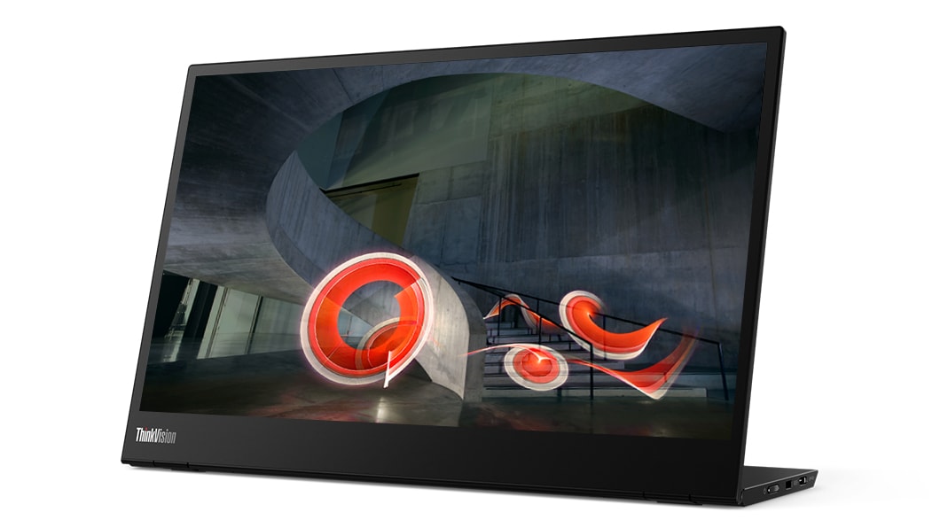 Lenovo ThinkVision M14t จอมอนิเตอร์แบบทัชสกรีนเอนกประสงค์ คล่องตัวเพื่อการทำงานยุคใหม่