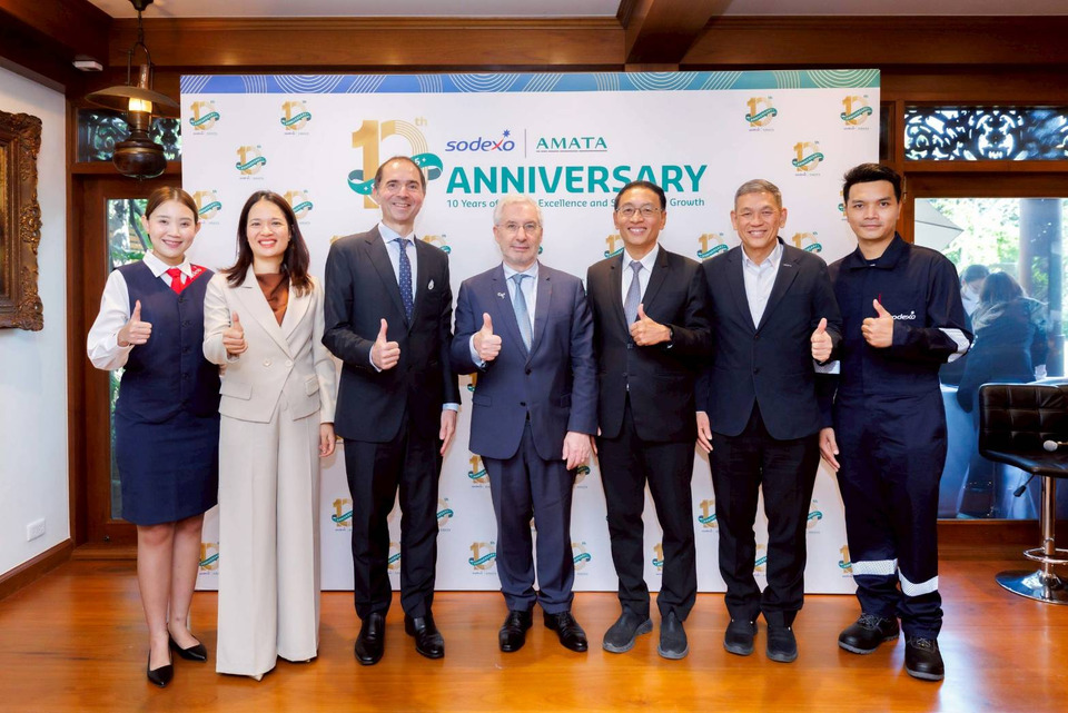 โซเด็กซ์โซ่ อมตะ เซอร์วิสเซส ฉลองครบรอบ 10 ปี ตอกย้ำความเป็นเป็นผู้นำด้านบริการอาหาร และ IFM แบบครบวงจร