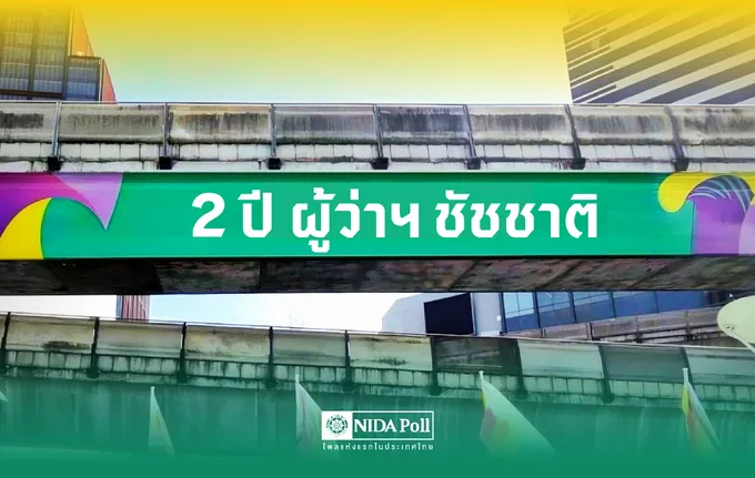 "นิด้าโพล" เผยผลการสำรวจ "2 ปี ผู้ว่าฯ ชัชชาติ"