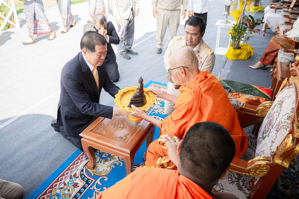 "นิพนธ์" ประธานพิธีวางศิลาฤกษ์อาคารสำนักงานเทศบาลตำบลพิมาย (แห่งใหม่) 